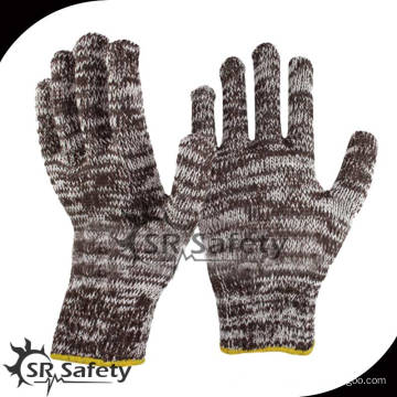 Luvas de mão de algodão mais baratos SRSafety / Luvas de trabalho / luvas de segurança de trabalho